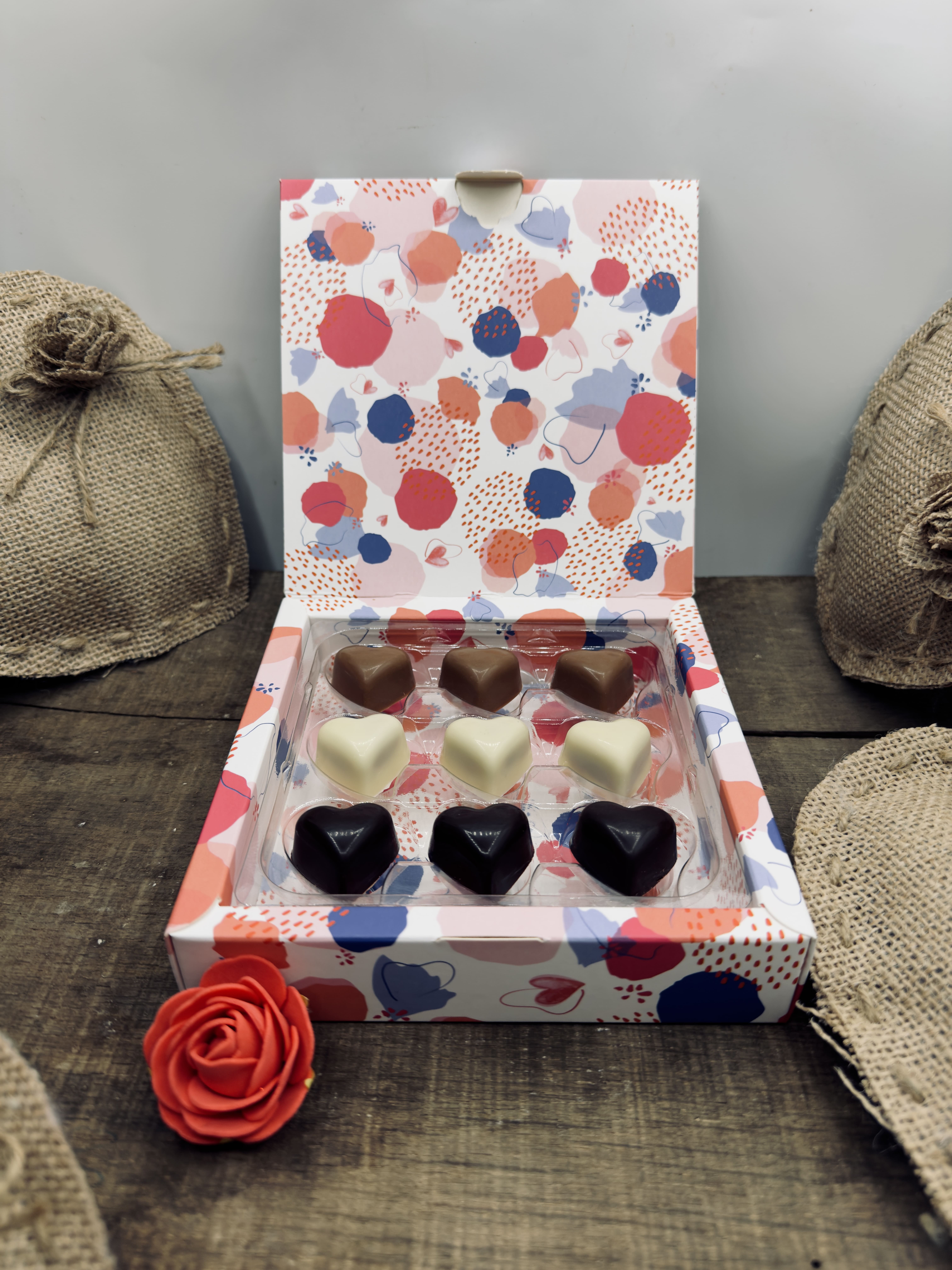 Sélection | Coffret 9 Coeurs | Ganache & Cabosse