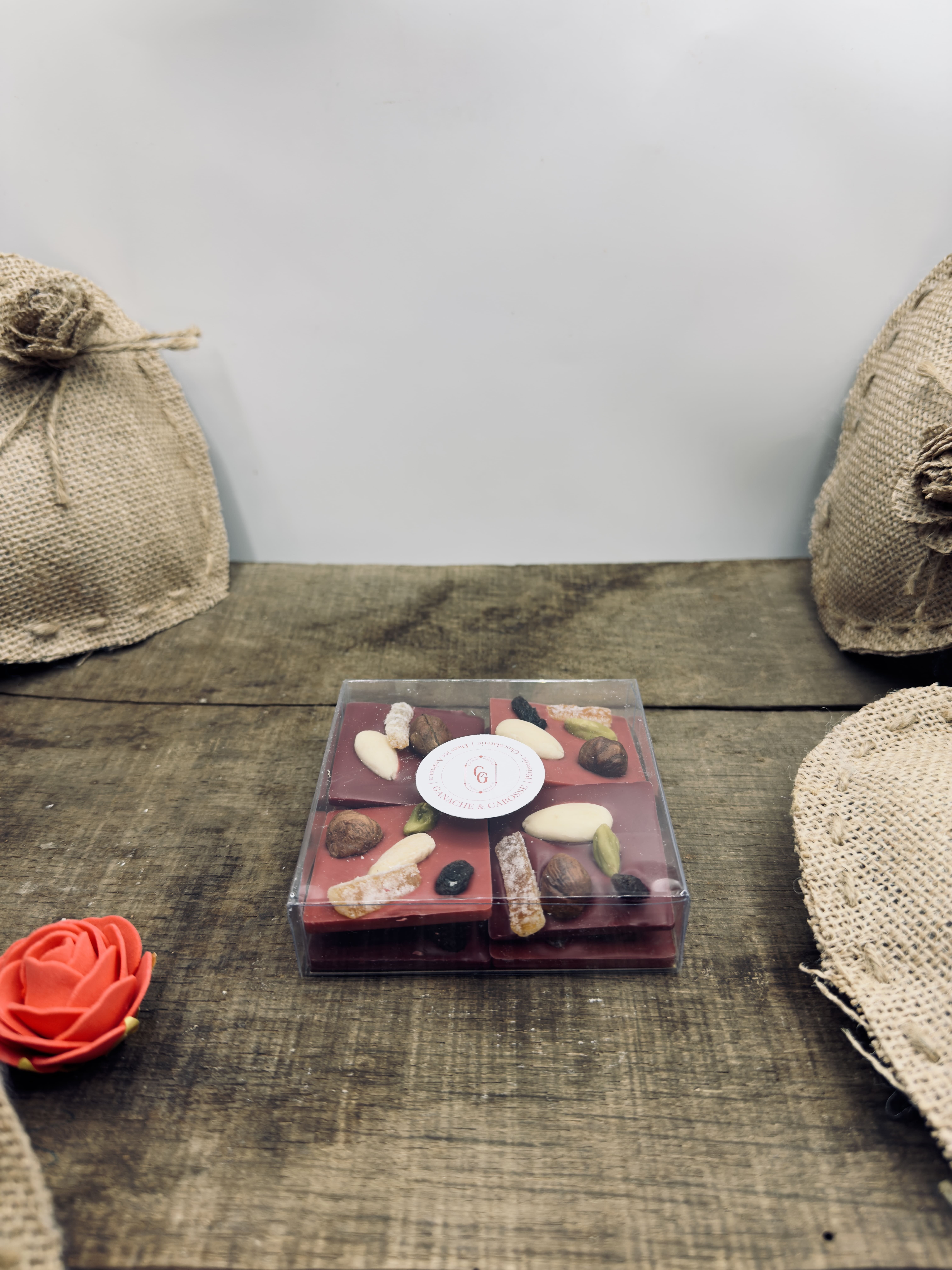 Saint Valentin | Coffret de mendiants | Ganache & Cabosse